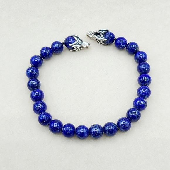 David Yurman Spiritual Beads Bracelet With Lapis Lazuli